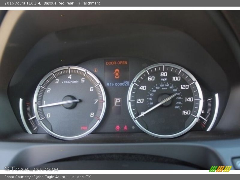 Basque Red Pearl II / Parchment 2016 Acura TLX 2.4