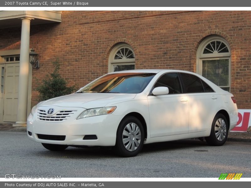 Super White / Bisque 2007 Toyota Camry CE
