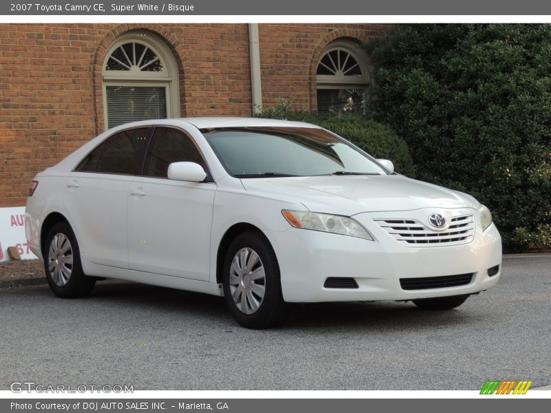 Super White / Bisque 2007 Toyota Camry CE