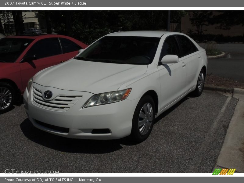 Super White / Bisque 2007 Toyota Camry CE