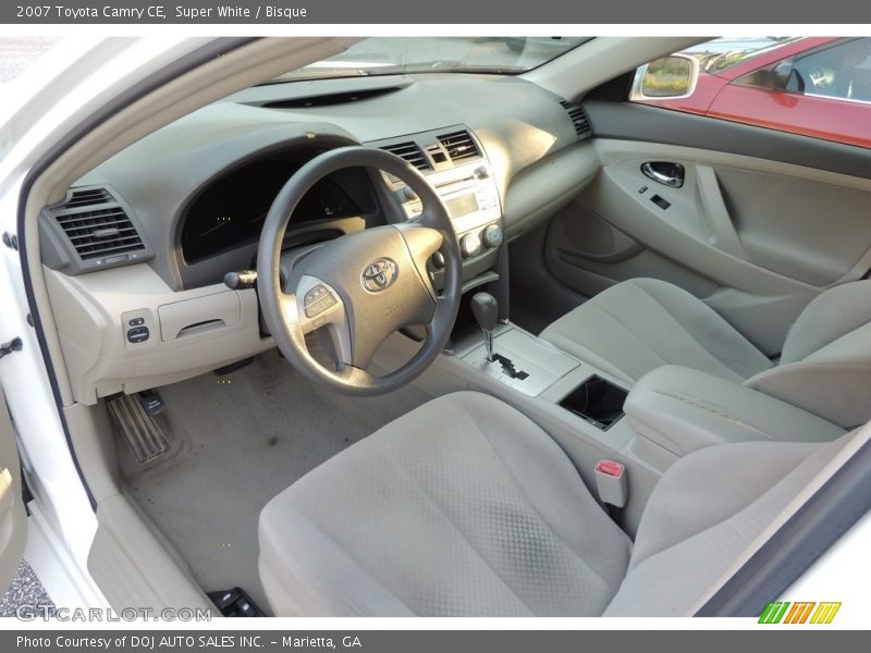 Super White / Bisque 2007 Toyota Camry CE