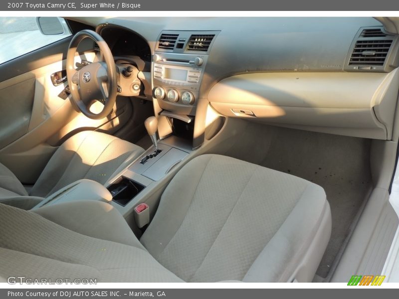 Super White / Bisque 2007 Toyota Camry CE