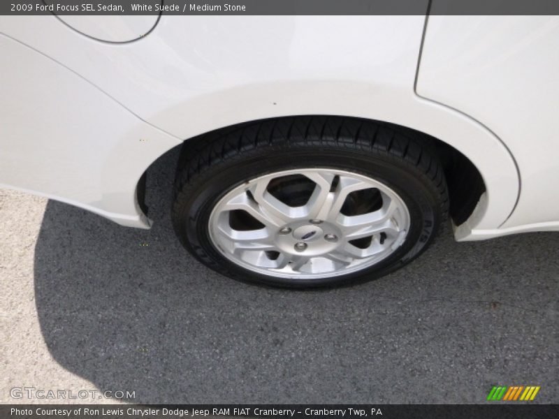 White Suede / Medium Stone 2009 Ford Focus SEL Sedan