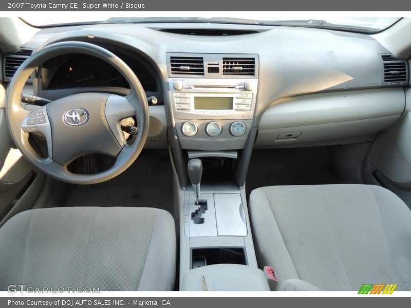 Super White / Bisque 2007 Toyota Camry CE
