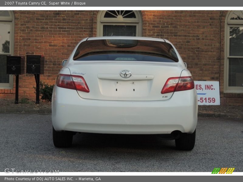 Super White / Bisque 2007 Toyota Camry CE
