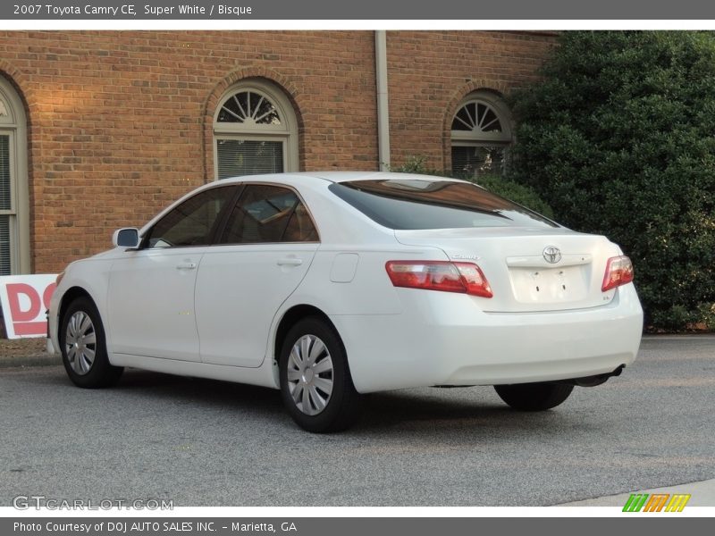 Super White / Bisque 2007 Toyota Camry CE