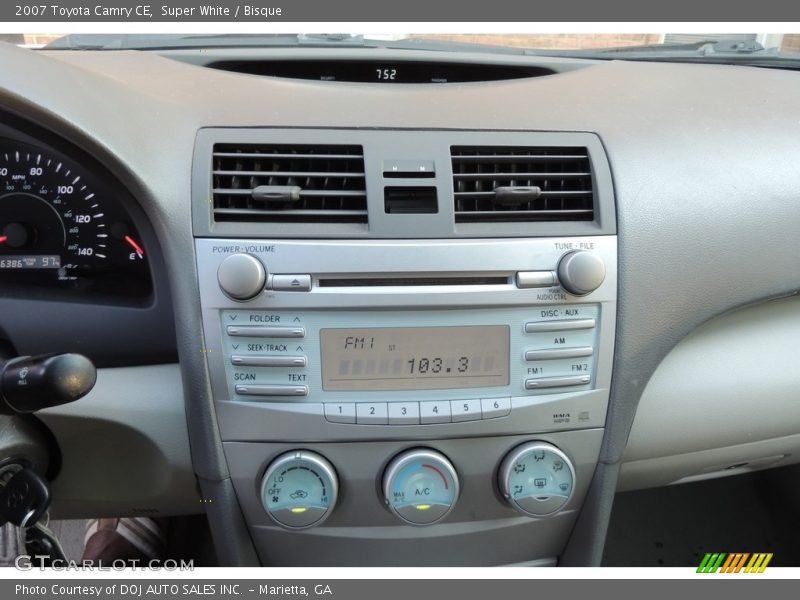 Super White / Bisque 2007 Toyota Camry CE