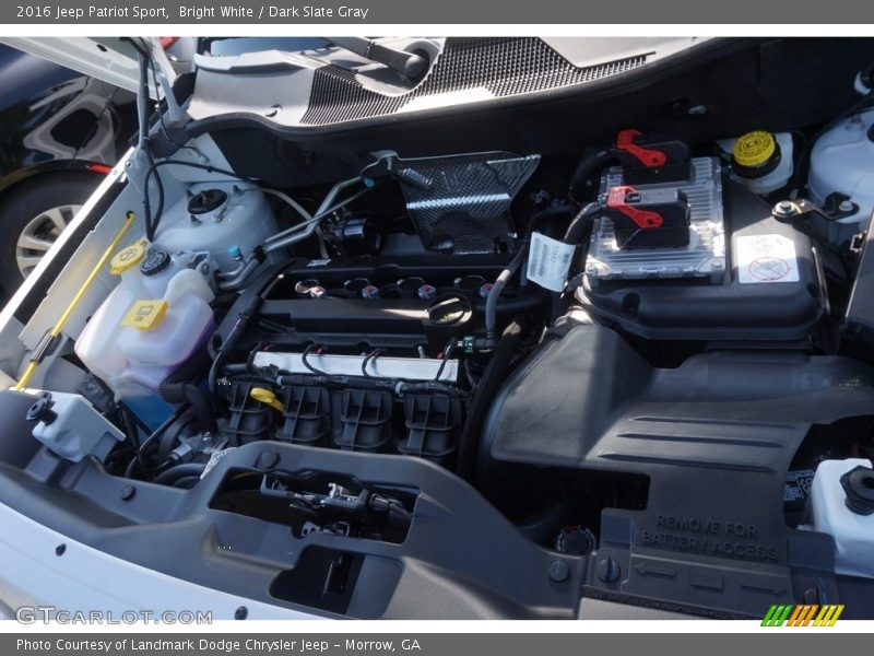 Bright White / Dark Slate Gray 2016 Jeep Patriot Sport