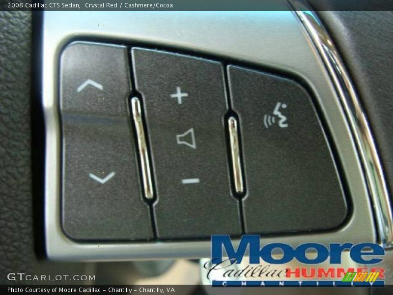Crystal Red / Cashmere/Cocoa 2008 Cadillac CTS Sedan