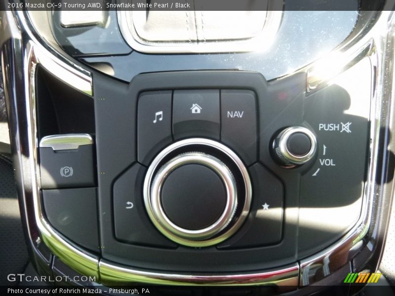 Snowflake White Pearl / Black 2016 Mazda CX-9 Touring AWD