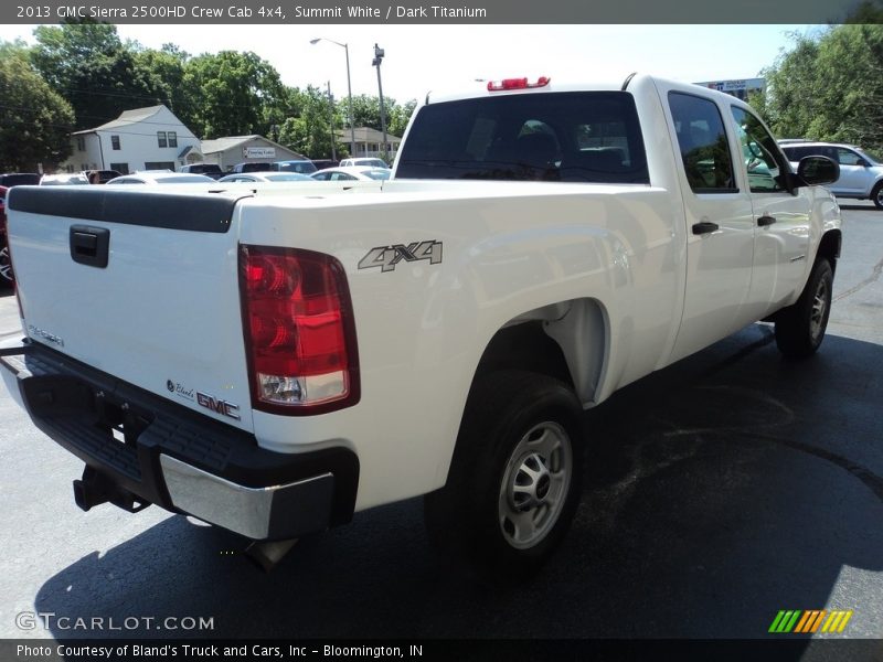 Summit White / Dark Titanium 2013 GMC Sierra 2500HD Crew Cab 4x4