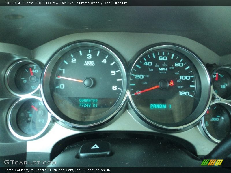 Summit White / Dark Titanium 2013 GMC Sierra 2500HD Crew Cab 4x4