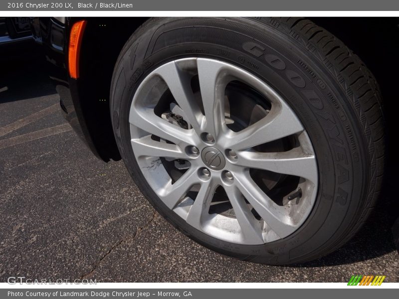 Black / Black/Linen 2016 Chrysler 200 LX