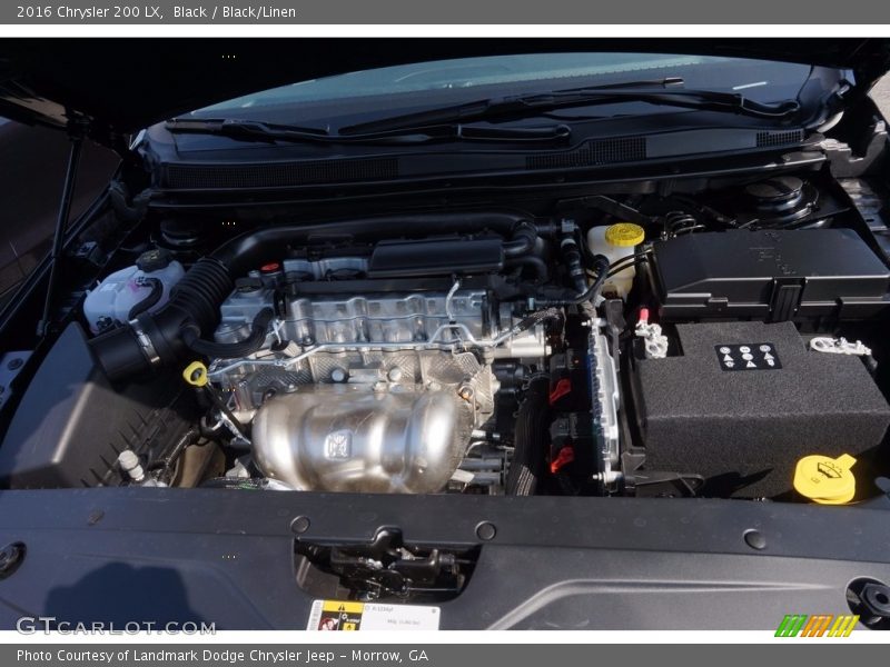 Black / Black/Linen 2016 Chrysler 200 LX