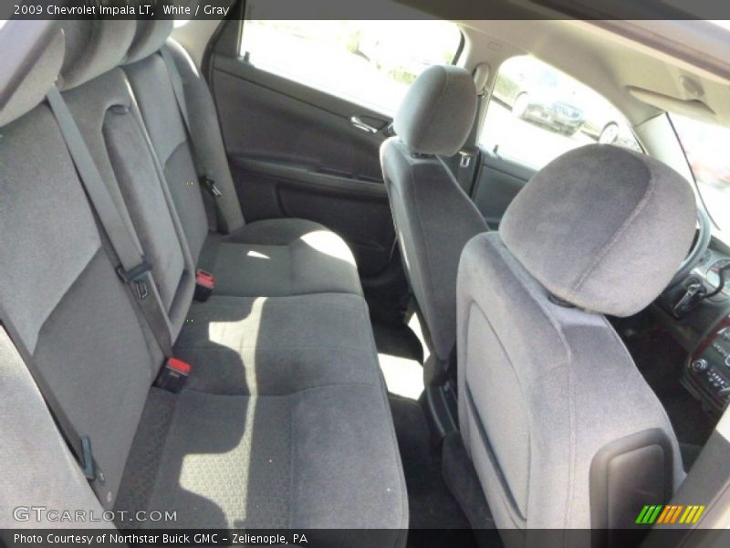 White / Gray 2009 Chevrolet Impala LT