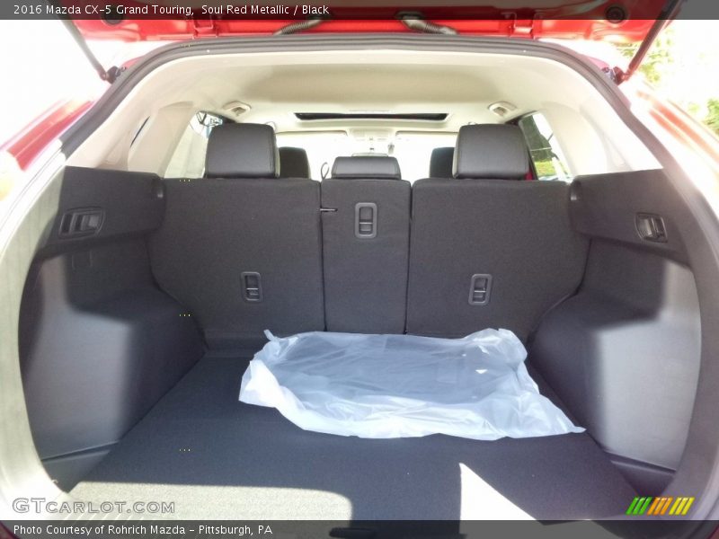 Soul Red Metallic / Black 2016 Mazda CX-5 Grand Touring