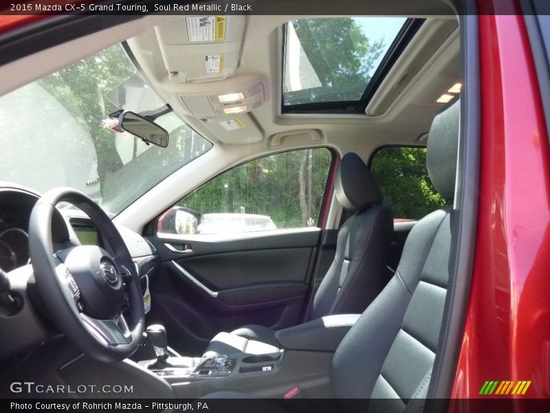 Soul Red Metallic / Black 2016 Mazda CX-5 Grand Touring