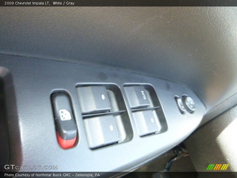 White / Gray 2009 Chevrolet Impala LT