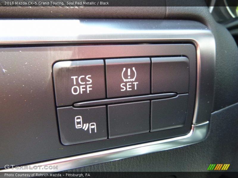 Soul Red Metallic / Black 2016 Mazda CX-5 Grand Touring