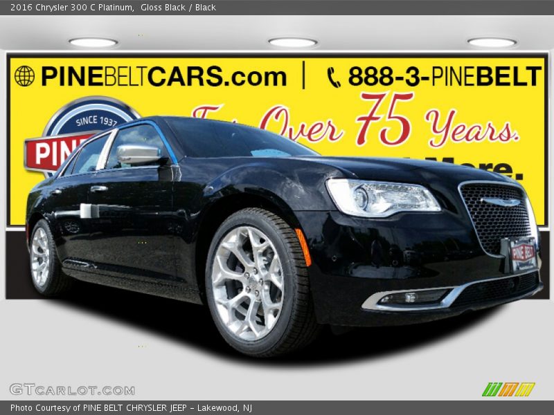 Gloss Black / Black 2016 Chrysler 300 C Platinum