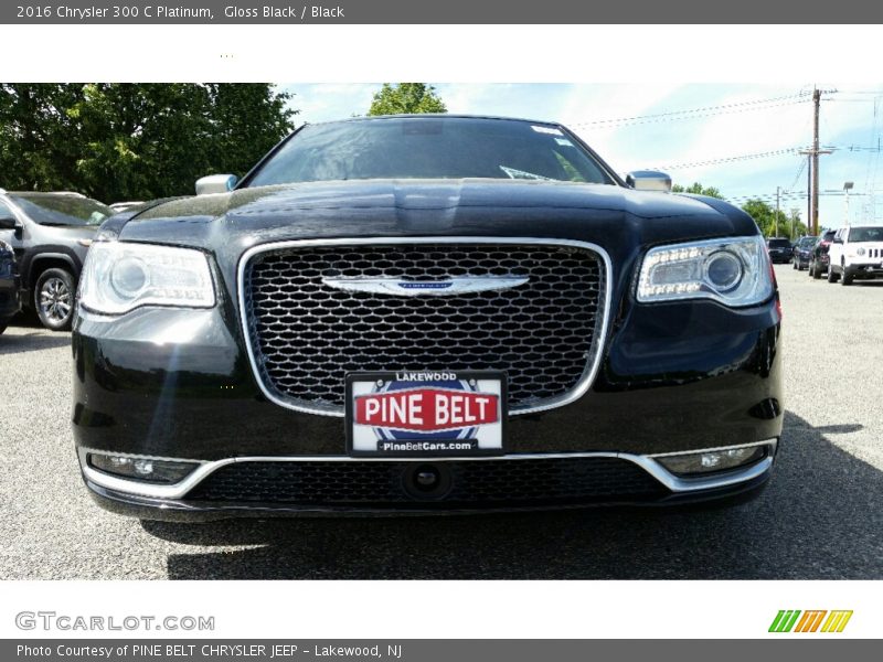 Gloss Black / Black 2016 Chrysler 300 C Platinum