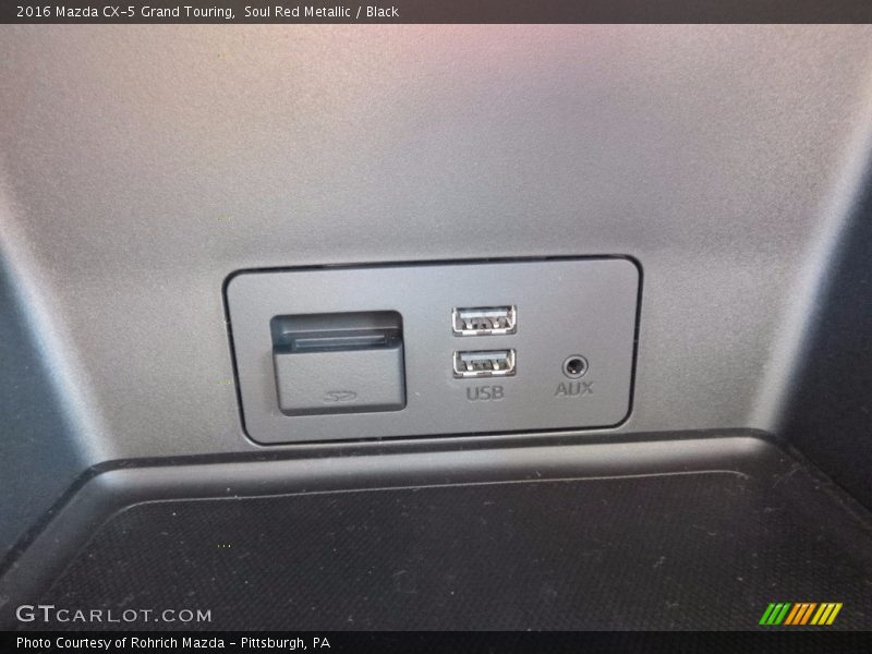 Soul Red Metallic / Black 2016 Mazda CX-5 Grand Touring