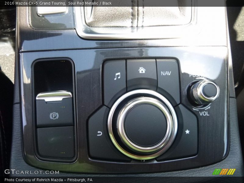 Soul Red Metallic / Black 2016 Mazda CX-5 Grand Touring