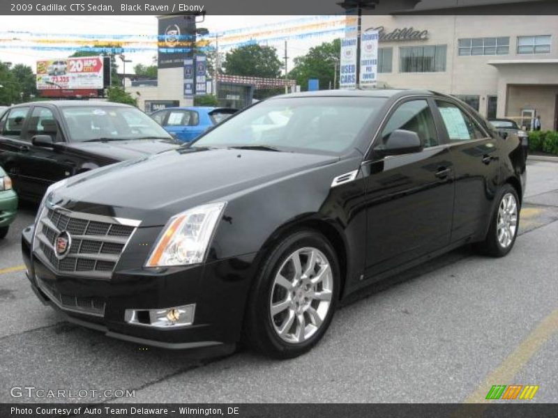 Black Raven / Ebony 2009 Cadillac CTS Sedan