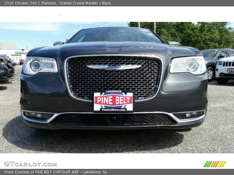 Granite Crystal Metallic / Black 2016 Chrysler 300 C Platinum
