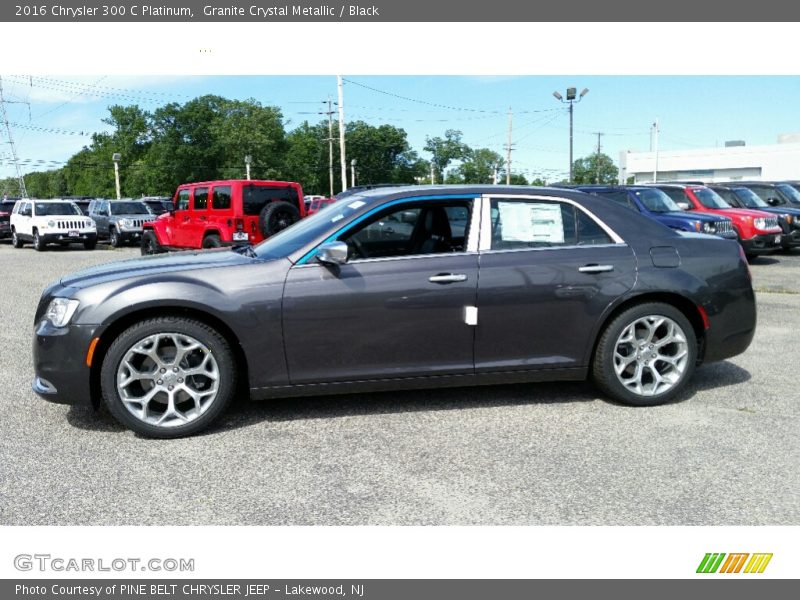 Granite Crystal Metallic / Black 2016 Chrysler 300 C Platinum