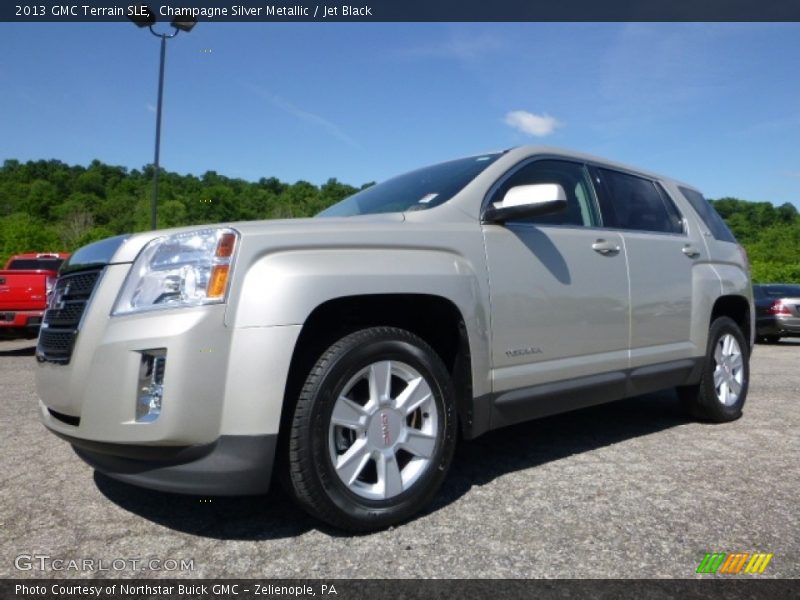 Champagne Silver Metallic / Jet Black 2013 GMC Terrain SLE