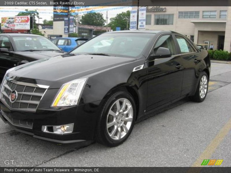Black Raven / Ebony 2009 Cadillac CTS Sedan