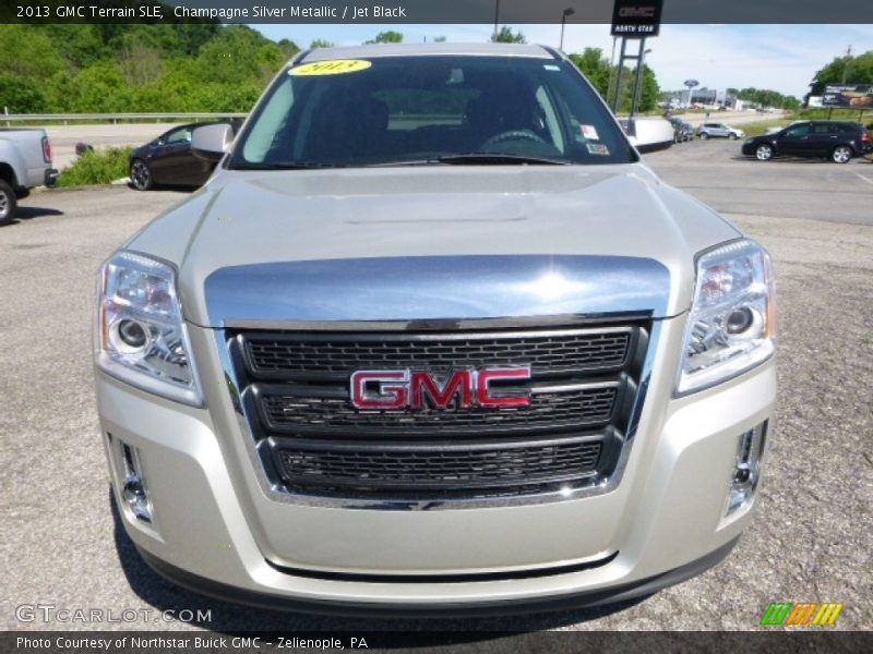 Champagne Silver Metallic / Jet Black 2013 GMC Terrain SLE