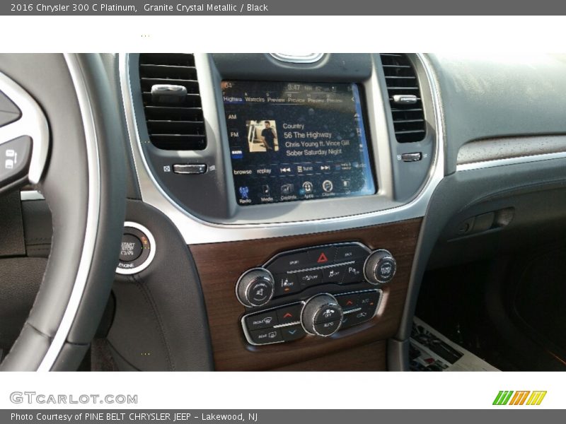 Granite Crystal Metallic / Black 2016 Chrysler 300 C Platinum