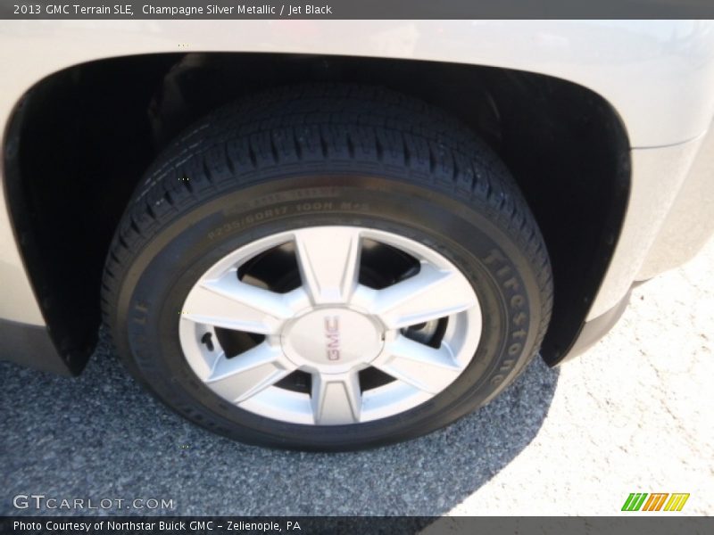Champagne Silver Metallic / Jet Black 2013 GMC Terrain SLE