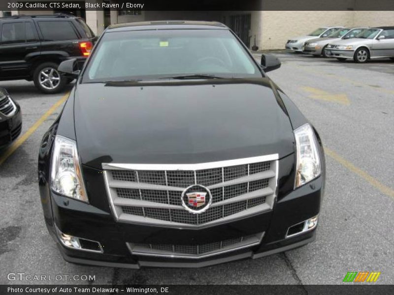 Black Raven / Ebony 2009 Cadillac CTS Sedan
