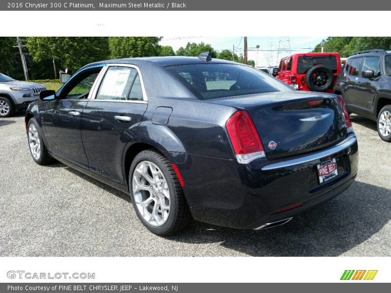 Maximum Steel Metallic / Black 2016 Chrysler 300 C Platinum