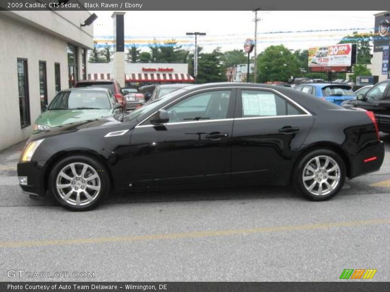 Black Raven / Ebony 2009 Cadillac CTS Sedan