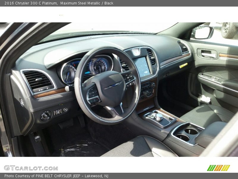 Maximum Steel Metallic / Black 2016 Chrysler 300 C Platinum