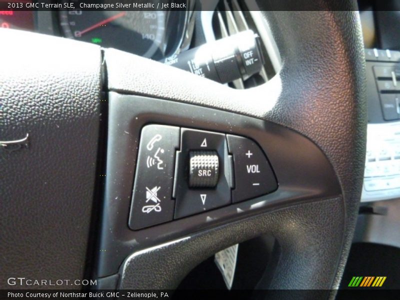 Champagne Silver Metallic / Jet Black 2013 GMC Terrain SLE