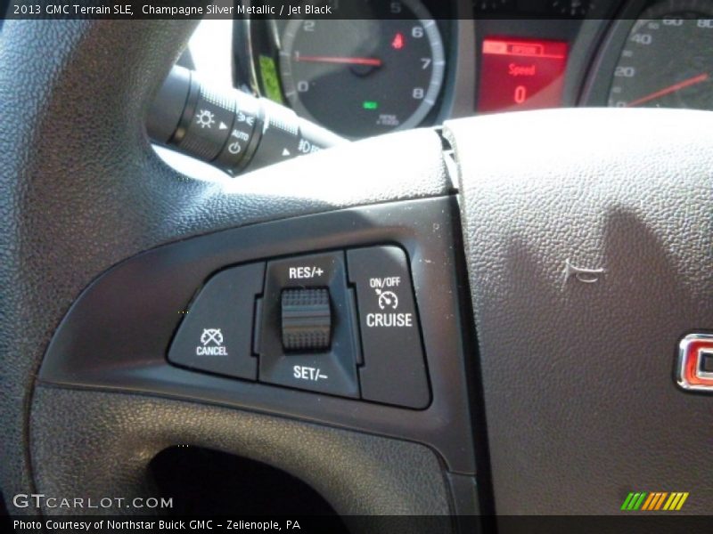 Champagne Silver Metallic / Jet Black 2013 GMC Terrain SLE