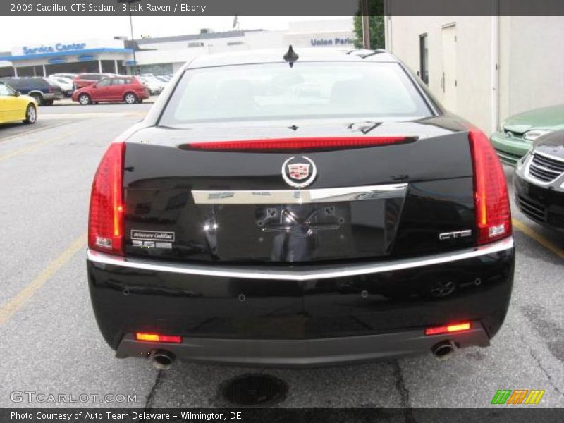 Black Raven / Ebony 2009 Cadillac CTS Sedan
