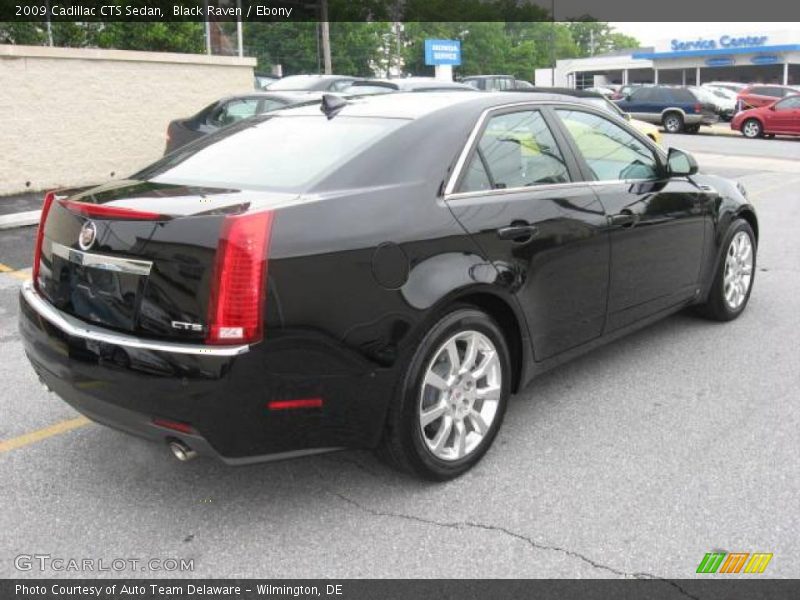 Black Raven / Ebony 2009 Cadillac CTS Sedan