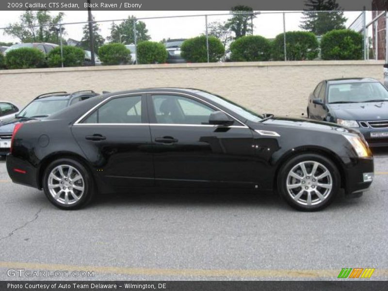 Black Raven / Ebony 2009 Cadillac CTS Sedan