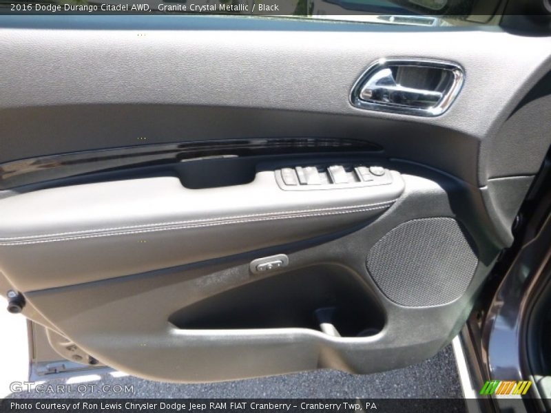 Granite Crystal Metallic / Black 2016 Dodge Durango Citadel AWD