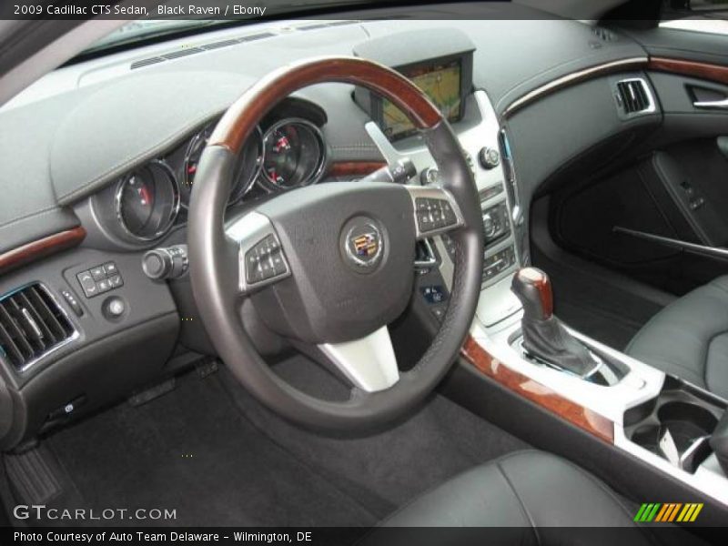 Black Raven / Ebony 2009 Cadillac CTS Sedan