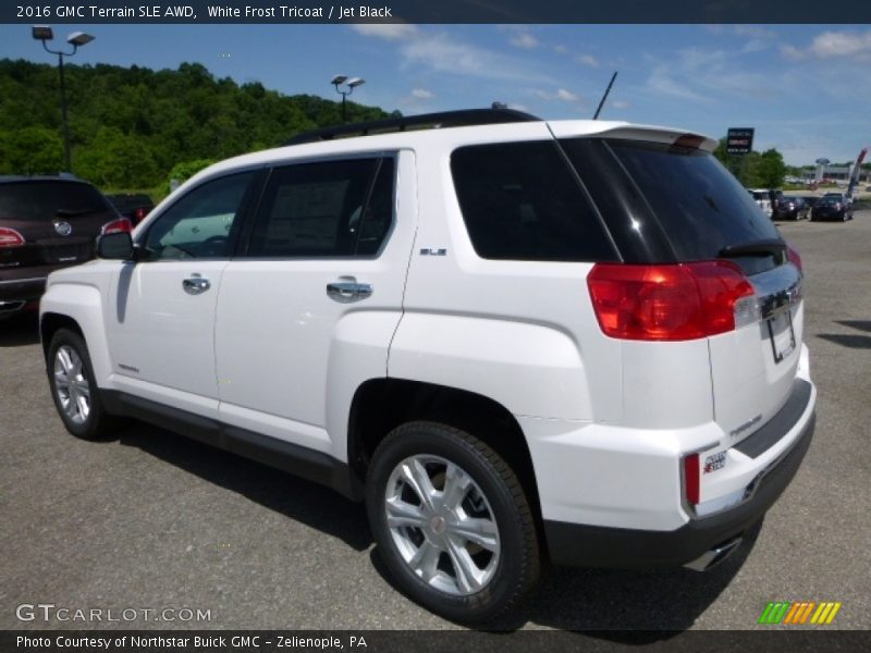 White Frost Tricoat / Jet Black 2016 GMC Terrain SLE AWD