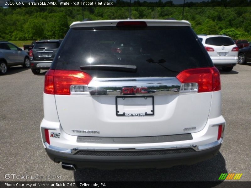 White Frost Tricoat / Jet Black 2016 GMC Terrain SLE AWD