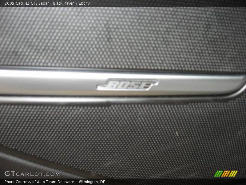 Black Raven / Ebony 2009 Cadillac CTS Sedan