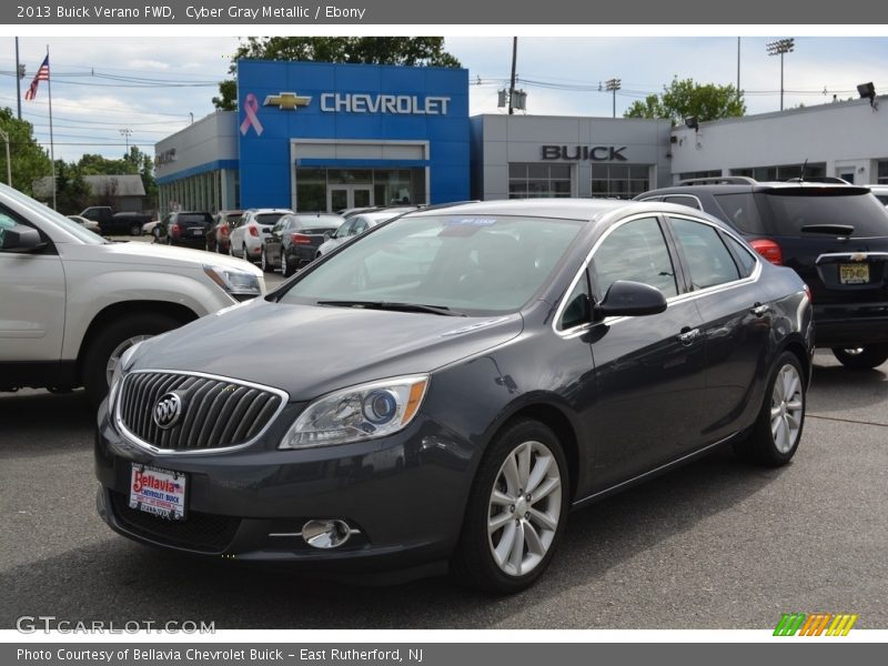 Cyber Gray Metallic / Ebony 2013 Buick Verano FWD